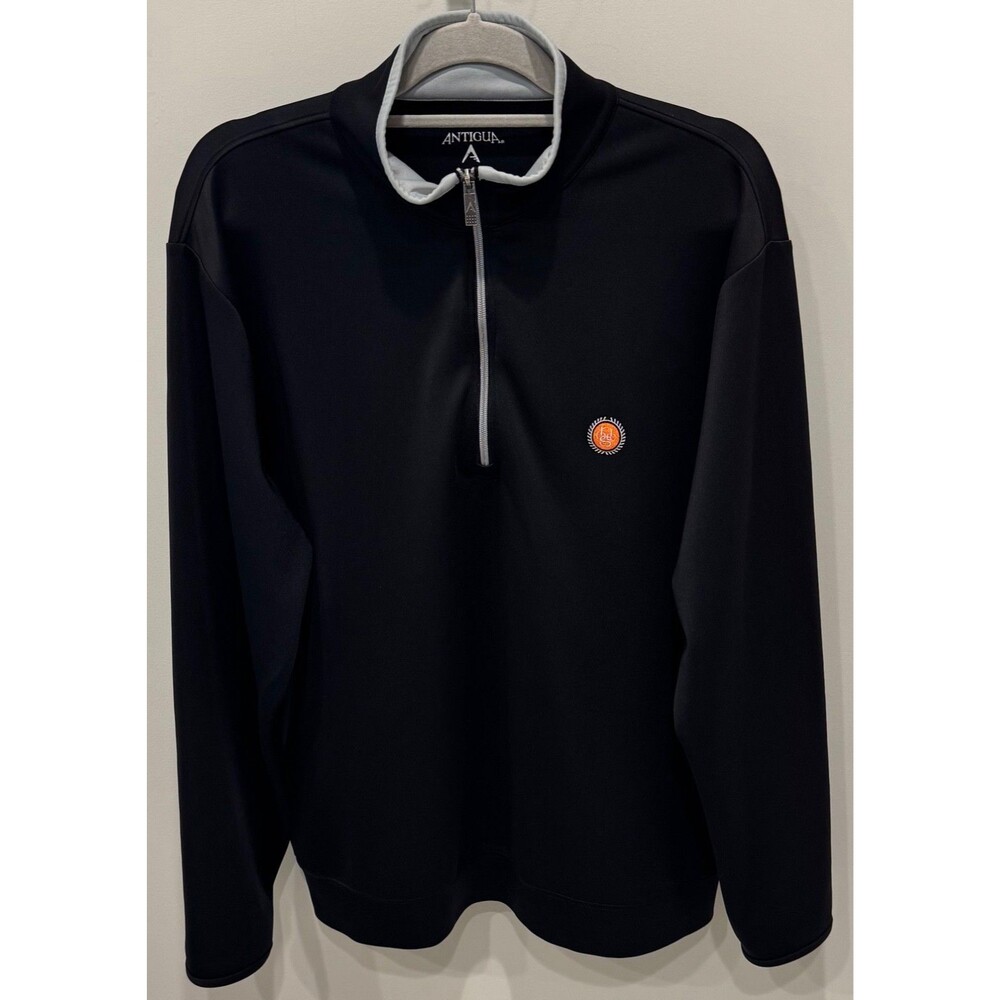 North Shore Country Club IL - Antigua 1/4 Zip Pullover - Men's Large - Black